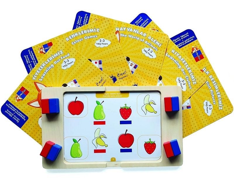 FOXINO 2-3 yaş dikkat eğitim seti