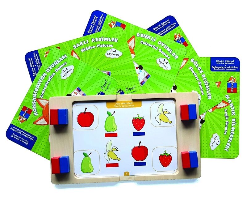 FOXINO 3-4 Yaş Zeka Geliştirme Seti